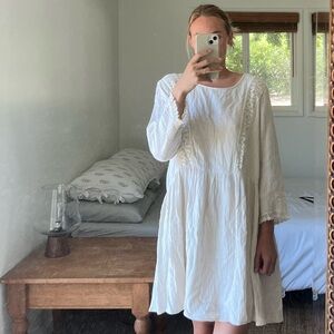 boho muslin dress